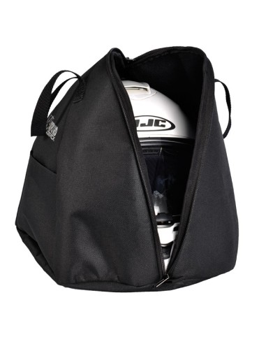 bolsa para casco oxford negro lidsack resistente al agua ol261