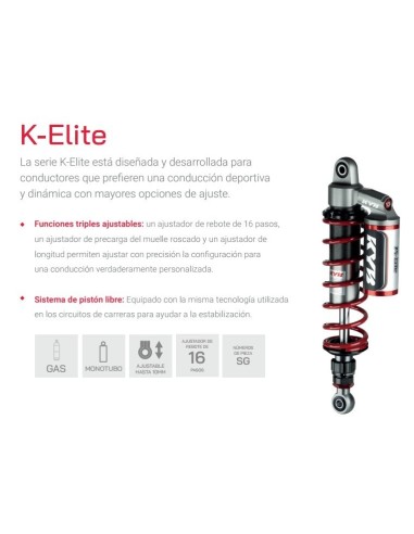 amortiguadores traseros kyb gas para yamaha x max 300 2017 2024 negro