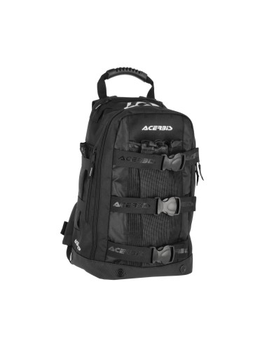 mochila moto acerbis shadow logo 38l negra 0026012 090 enduro off road