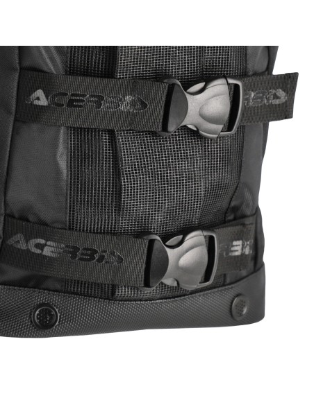 mochila moto acerbis shadow logo 38l negra 0026012 090 enduro off road