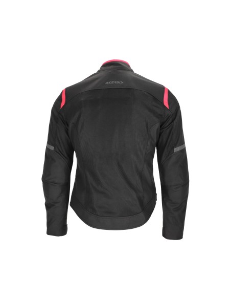 chaqueta acerbis ce ramsey vented 2 0 lady negra y rosa 0026150 723