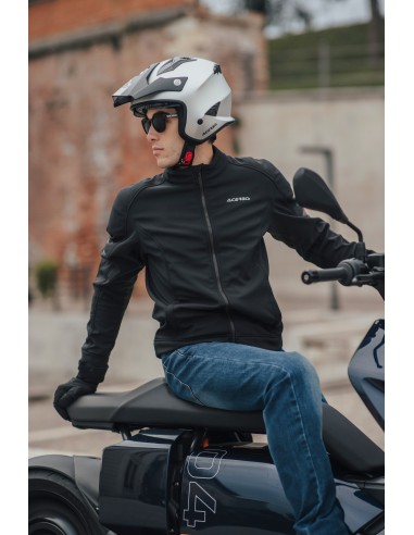 chaqueta acerbis ce x town color negro 0025644 090
