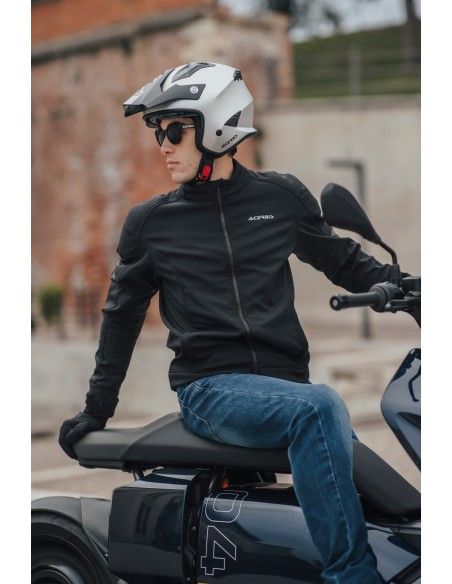 chaqueta acerbis ce x town color negro 0025644 090