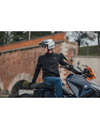chaqueta acerbis ce x town color negro 0025644 090
