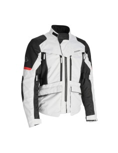 chaqueta touring acerbis ce x rover gris rojo clase aa 3 capas