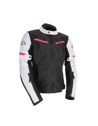 chaqueta acerbis ce x street lady negra y rosa 0024503 723