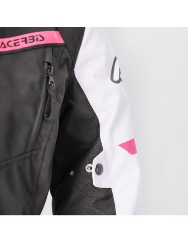 chaqueta acerbis ce x street lady negra y rosa 0024503 723