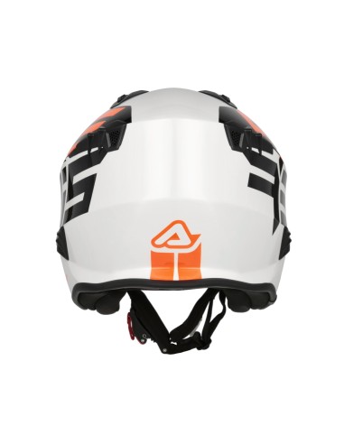 casco acerbis jet aria graphic sport 22 06 blanco naranja