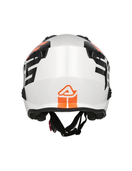 casco acerbis jet aria graphic sport 22 06 blanco naranja