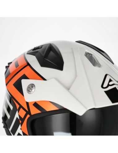 casco acerbis jet aria graphic sport 22 06 blanco naranja