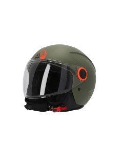 casco acerbis jet modelo brezza 22 06 verde militar 0026061 582