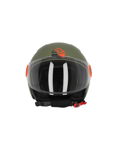 casco acerbis jet modelo brezza 22 06 verde militar 0026061 582