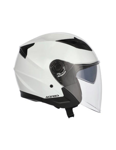 casco jet acerbis firstway 2 0 22 06 0025424 con visor solar para moto road