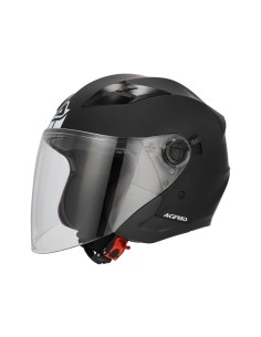 casco jet acerbis firstway 2 0 22 06 negro con visor solar moto road 0025424 091