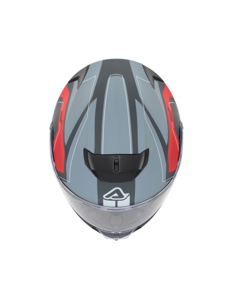 casco acerbis serel 22 06 gris y rojo 0025201 295