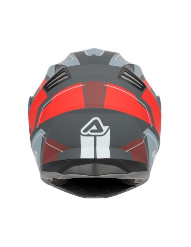 casco acerbis serel 22 06 gris y rojo 0025201 295