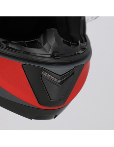casco acerbis serel 22 06 gris y rojo 0025201 295