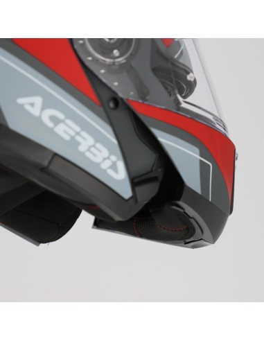 casco acerbis serel 22 06 gris y rojo 0025201 295