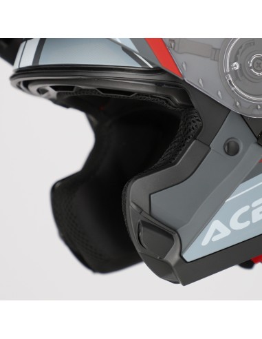 casco acerbis serel 22 06 gris y rojo 0025201 295
