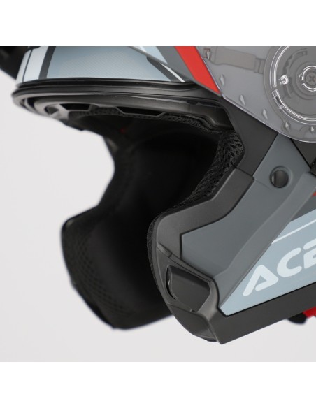 casco acerbis serel 22 06 gris y rojo 0025201 295
