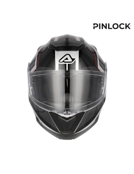 casco modular acerbis serel 22 06 blanco y rojo 0025201 314