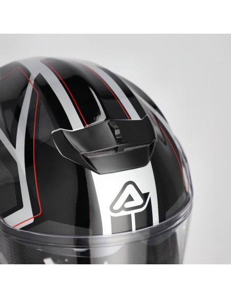 casco modular acerbis serel 22 06 blanco y rojo 0025201 314