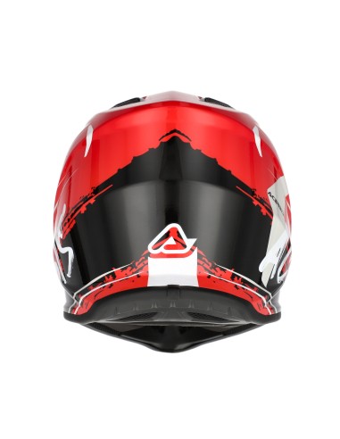 casco acerbis off road junior profile color rojo y negro 0025401 349