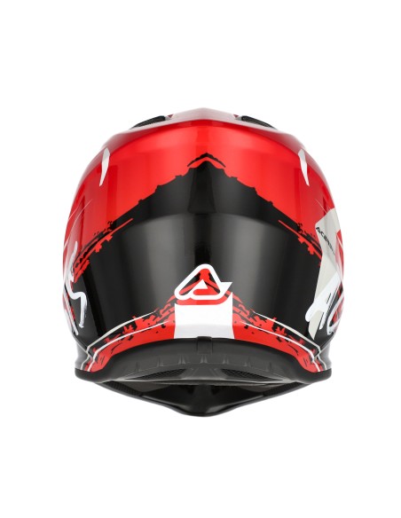 casco acerbis off road junior profile color rojo y negro 0025401 349