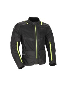 chaqueta acerbis ramsey vented long jacket color negro y amarillo 0026661 318