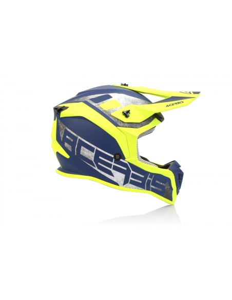casco acerbis linear amarillo azul y negro talla m 0024473 274