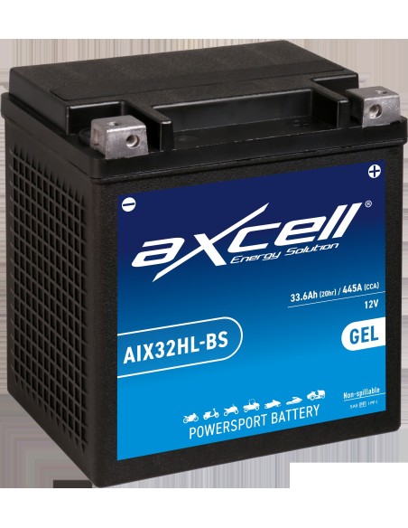 bateria agm gel axcell aix32hl bs 12v 32ah indian y harley davidson