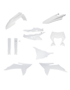 kit de plasticos acerbis 0027450 030 ktm exc exc f 2026 blanco completo