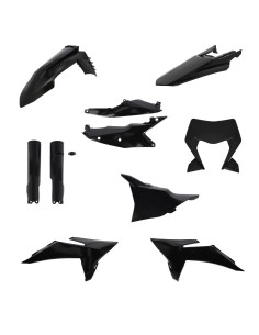 kit de plasticos acerbis 0027450 090 ktm exc exc f 2026 negro completo