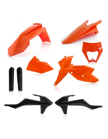 kit completo de plasticos acerbis 0022371 000 ktm exc exc f 2017 2019