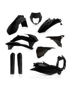 kit completo de plasticos acerbis 0021811 090 ktm exc exc f 2016 negro