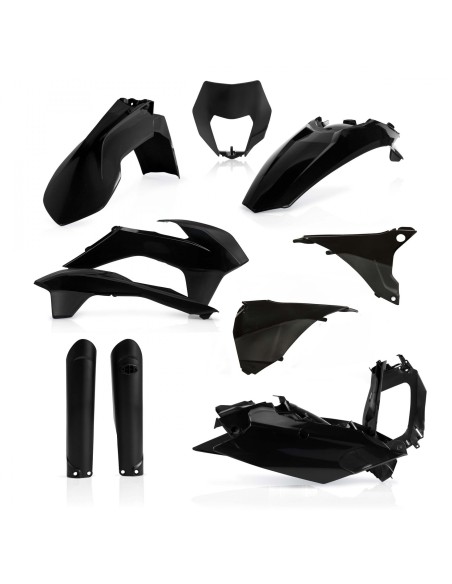 kit completo de plasticos acerbis 0021811 090 ktm exc exc f 2016 negro