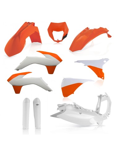 kit completo de plasticos acerbis 0021811 553a ktm exc exc f 2016 color original nd