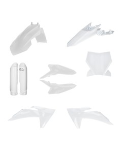 kit completo de plasticos acerbis 0027008 030 blanco para ktm sx 65 2024 2026