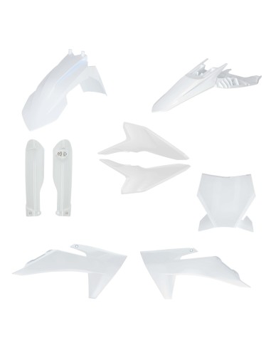 kit completo de plasticos acerbis 0026984 030 blanco para ktm sx 50 2024 2026
