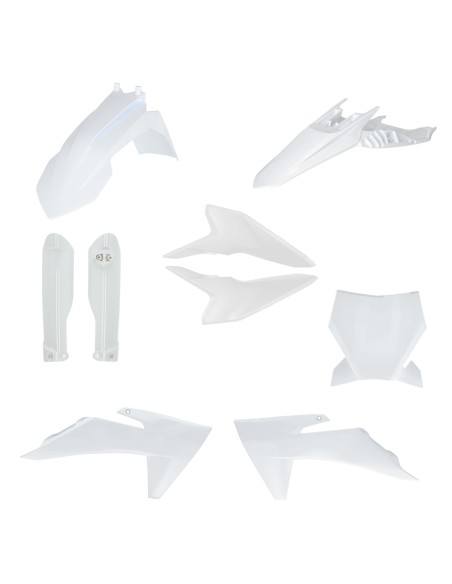 kit completo de plasticos acerbis 0026984 030 blanco para ktm sx 50 2024 2026
