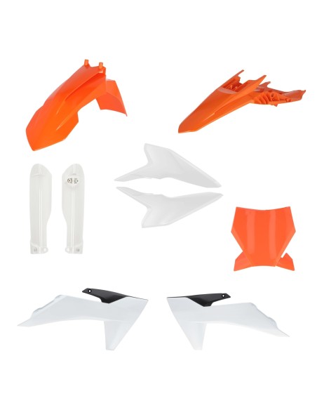 kit completo de plasticos acerbis 0026984 553 estandar 2024 para ktm sx 50 2024 2026