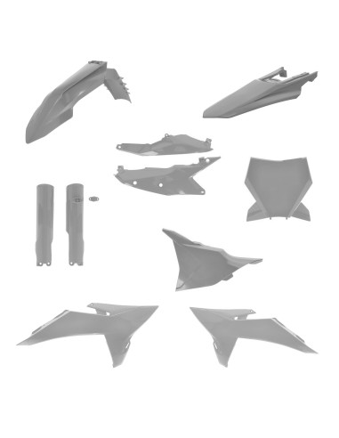 kit completo de plasticos acerbis 0026922 070 gris para ktm sx sx f 125 450 2025 2026