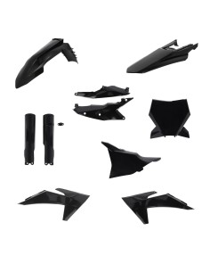 kit completo de plasticos acerbis 0026805 090 negro para ktm sx sx f 125 450 2023 2024