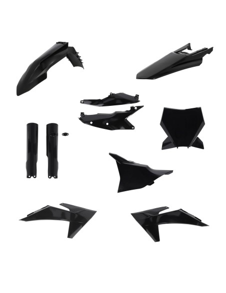 kit completo de plasticos acerbis 0026805 090 negro para ktm sx sx f 125 450 2023 2024