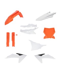 kit completo de plasticos acerbis 0026805 553 023 naranja original para ktm sx sx f 125