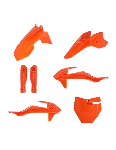 kit completo de plasticos acerbis 0025506 011 016 naranja para ktm sx 50 sx e 5 sx e 3