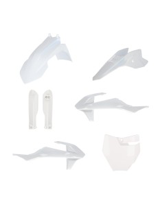 kit de plasticos completo acerbis 0025506 030 blanco para ktm sx 50 y gasgas mc 50
