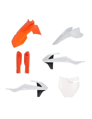 kit de plasticos completo acerbis 0025506 553 017 standard 17 para ktm sx 50 y gasgas mc 5