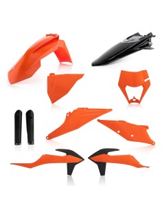kit de plasticos completo acerbis 0024054 553 021 original para ktm exc y exc f 2020 2023