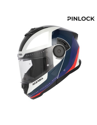 casco modular acerbis rider graphic 0026577 034 blanco azul rojo ece 22 06 p j